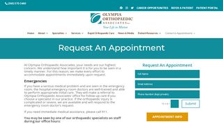 
Patient Appointment | Olympia Orthopaedic Associates
