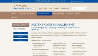 
                            4. Patient Care Management | Uniontown Hospital - Uniontown Hospital Patient Portal