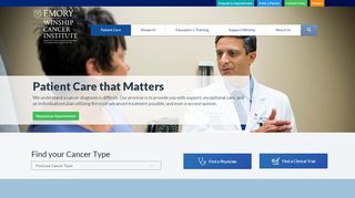 
                            2. Patient Care - Winship Cancer Institute - Emory University - Emory Winship Patient Portal