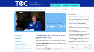 
                            3. Patient Center | Tallahassee Orthopedic Clinic - Toc Tallahassee Patient Portal