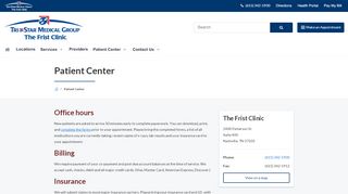
                            3. Patient Center | The Frist Clinic - Frist Clinic Patient Portal