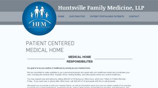 
                            3. patient centered medical home - Huntsville Family Medicine - Huntsville Family Medicine Patient Portal