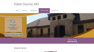 
                            1. Patient Forms | Counce Diane MD - Birmingham, Alabama - Diane Counce Patient Portal