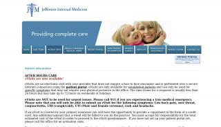 
                            2. Patient Info - Jefferson Internal Medicine - Jefferson Internal Medicine Portal