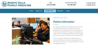
                            3. Patient Info | North Hills Family Medicine - North Hills Family Medicine Patient Portal