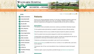
                            3. Patient Information - Woodlawn Hospital (Rochester, Indiana - Fulton ... - Woodlawn Hospital Patient Portal