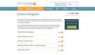 
                            4. Patient Navigation - Cancer Care Northwest - Ccnw Patient Portal