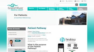 
Patient Pathway - Grand River Medical Group
