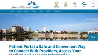 Patient Portal a Safe and Convenient Way to Connect With ... - Lakeland Regional Patient Portal Portal