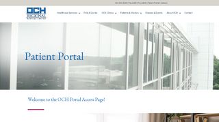 
                            2. Patient Portal Access :: OCH Regional Medical Center - Starkville Women's Clinic Portal