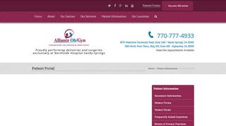 
                            3. Patient Portal | Alliance OBGYN - Alliance Obgyn Patient Portal