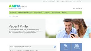 
                            4. Patient Portal | AMITA Health - Brookville Medical Center Patient Portal