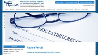 
                            2. Patient Portal - Apex MD - Mechanicsville Medical Center Portal