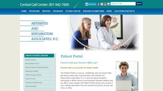 
                            4. Patient Portal | ARAPC - Arthritis and Rheumatism Associates - Md Do Associates Patient Portal