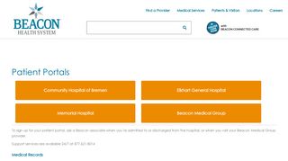 
                            1. Patient Portal - Beacon Health System - My Beacon Health Portal