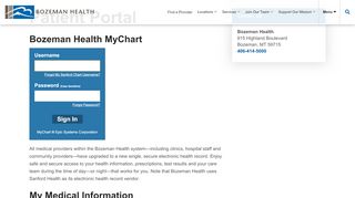 
                            7. Patient Portal | Bozeman Health - My Sanford Chart Portal