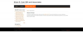 
                            1. Patient Portal | Brian R. Cain MD and Associates - Dr Brian Cain Patient Portal