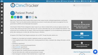 
                            1. Patient Portal - ClinicTracker - Clinic Tracker Patient Portal