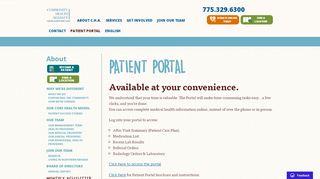 
                            4. PATIENT PORTAL - Community Health Alliance - Cha Patient Portal