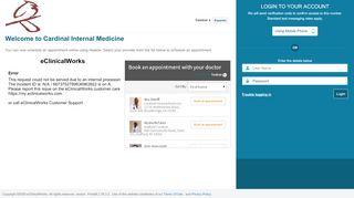 
                            4. Patient Portal - Eclinicalweb.com - Cardinal Internal Medicine Portal