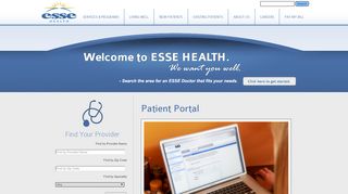 
                            10. Patient Portal - Esse Health - Essence Healthcare Provider Portal