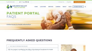 
                            2. Patient Portal FAQs – Golden Valley Health Centers - Golden Valley Portal