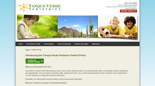 
Patient Portal FAQs - Tanque Verde Pediatrics
