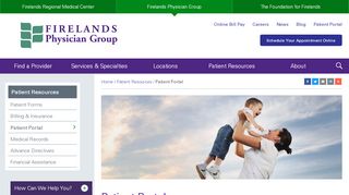 
                            1. Patient Portal - Firelands Physician Group - Firelands Regional Medical Center Patient Portal