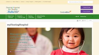 
                            5. Patient Portal - Floating Hospital for Children - Tufts Medical Center Patient Portal