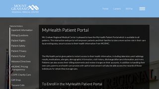 
                            1. Patient Portal :: For Patients :: Mt. Graham Regional Medical Center ... - Mt Graham Regional Medical Center Patient Portal