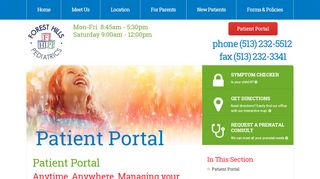 
                            5. Patient Portal - Forest Hills Pediatrics - Forest Hills Pediatrics Patient Portal