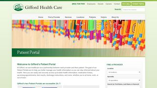 
                            4. Patient Portal - Gifford Health Care - Big Sandy Health Care Patient Portal