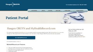 
                            1. Patient Portal - Haugen OB/GYN Associates - Haugen Obgyn Patient Portal