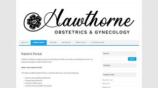 Patient Portal – Hawthorne OB/GYN Associates - Hawthorne Ob Gyn Patient Portal