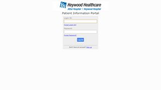 
                            2. Patient Portal - Heywood Patient Portal