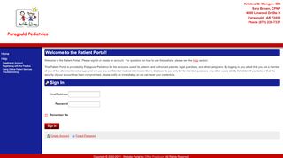 
                            3. Patient Portal: Home - Paragould Pediatrics Patient Portal