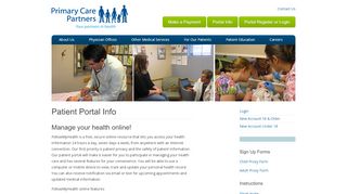 
                            4. Patient Portal Info - Primary Care Partners - Primary Partner Care Portal