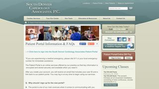 
                            1. Patient Portal Information & FAQs | South Denver Cardiology - South Denver Cardiology Patient Portal