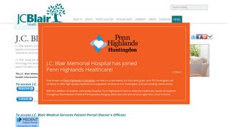 
Patient Portal - JC Blair Memorial Hospital
