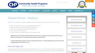 
                            8. Patient Portal Log In | Community Health Programs - Usc Health Center Portal