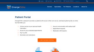 
                            4. Patient Portal Login » EmergeOrtho - Triangle Orthopedics Patient Portal
