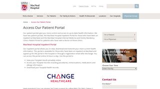 
Patient Portal | MacNeal Hospital
