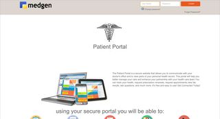 
                            3. Patient Portal - Medgen Patient Portal Login