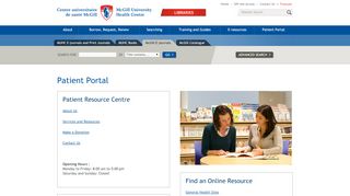 
                            8. Patient Portal - MUHC Libraries - Muhc Portal Portal