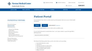 
                            4. Patient Portal - Newton Medical Center - Nmc Patient Portal