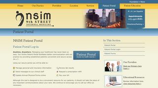 
                            1. Patient Portal | Ninth Street Internal Medicine, Philadelphia - Nsim Patient Portal