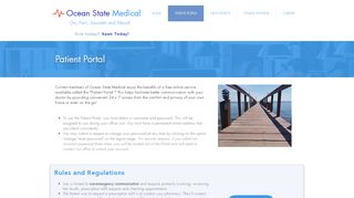 
Patient Portal - Ocean State Medical
