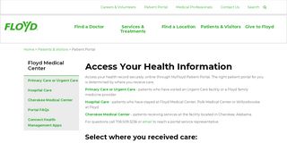 
                            1. Patient Portal Patient Portal - Floyd.org - Floyd Primary Care Patient Portal