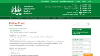 
                            5. Patient Portal - Peninsula Community Health Services - Pch Patient Portal