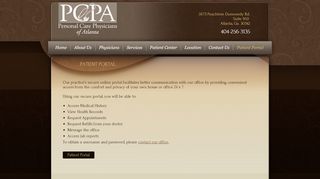 
                            1. Patient Portal - Personal Care Physicians of Atlanta - Primary Care Physicians Of Atlanta Patient Portal